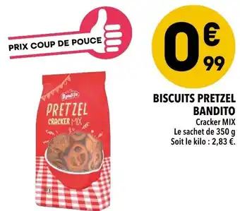 Supeco Biscuits pretzel bandito offre