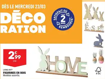 ALDI Figurines en bois offre