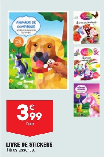 ALDI Livre de stickers offre