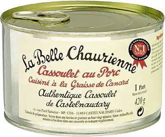 Casino Supermarchés Bon plan sur l’ensemble des produits de la marque La Belle Chaurienne offre