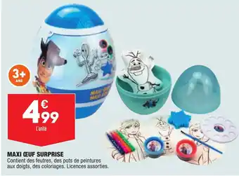 ALDI Maxi œuf surprise offre