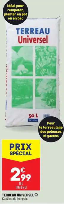 ALDI Terreai Universel offre