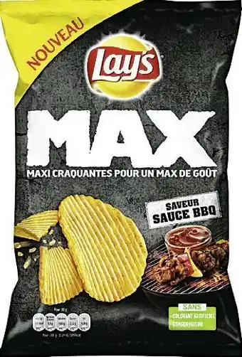 Casino Supermarchés Chips Saveur Sauce BBQ Max offre