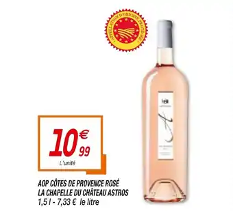 Netto Aop côtes de provence rosé offre