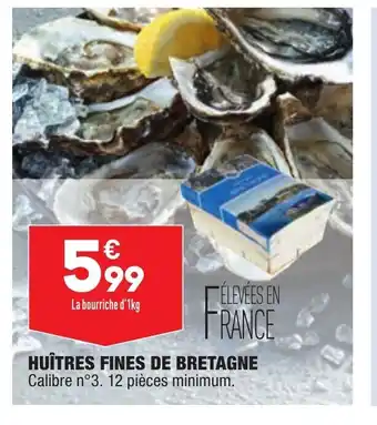 ALDI Huitres Fines De Bretagne offre