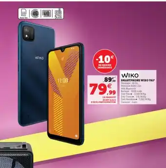 Super U Smartphone Wiko Y62* offre