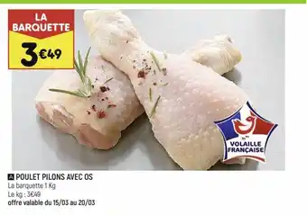 Leader Price Poulet Pilons Avec Os offre