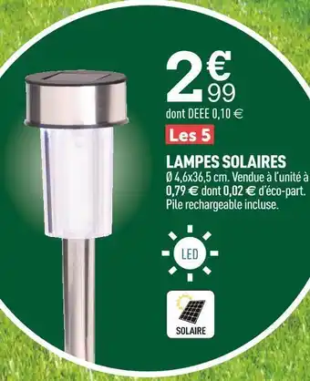 Centrakor Lampes solaires offre