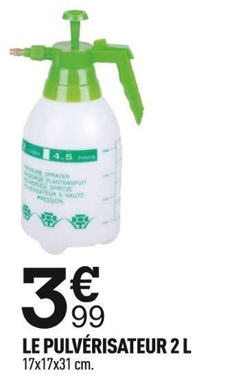 Centrakor Le pulvérisateur 2 l offre
