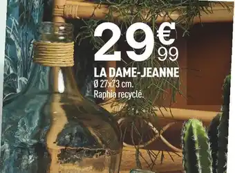 Centrakor La dame-jeanne offre