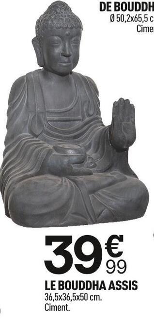 Centrakor Le bouddha assis offre