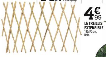 Le treillis extensible