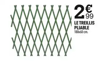 Centrakor Le treillis pliable offre