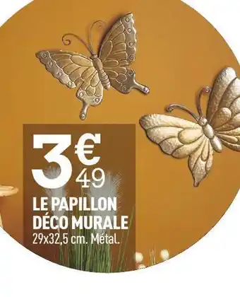 Centrakor Le papillon déco murale offre