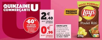 Super U Chips lay's offre