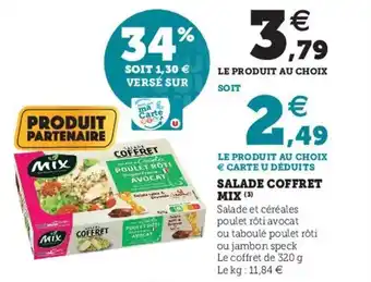Super U Salade coffret mix offre
