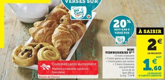 Super U Mini viennoiseries u offre