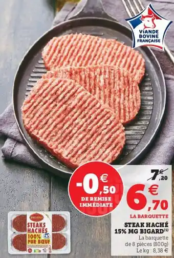 Super U Steak haché offre