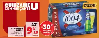Super U Biere blonde offre