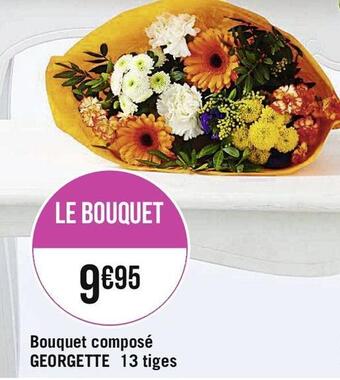 Casino Supermarchés Bouquet composé GEORGETTE 13 tiges offre