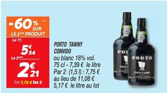 Netto Porto Tawny Convido offre