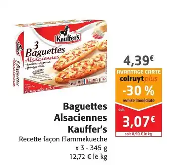 Baguettes Alsaciennes Kauffer's