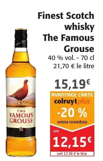 Finest Scotch Whisky The Famous Grouse