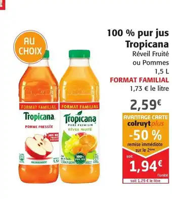 Colruyt 100% Pur Jus Tropicana offre