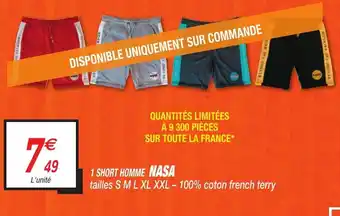 Netto 1 Short Homme offre