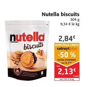 Colruyt Nutella Biscuits offre