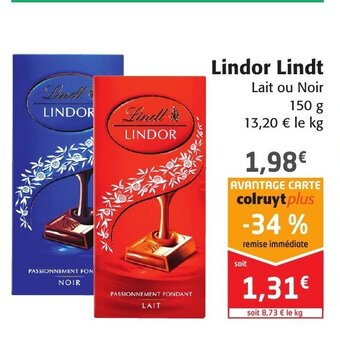 Colruyt Lindor Lindt offre