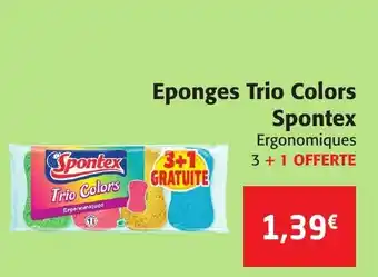 Colruyt Eponges Trio Colors offre