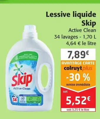 Colruyt Lessive Liquide Skip offre