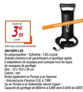 Netto Mini Pompe a Air offre