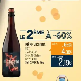 Match Bière Victoria offre