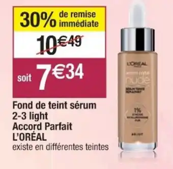 Cora x Carrefour Fond de Teint Sérum offre
