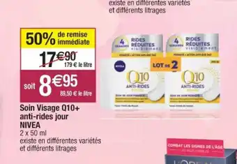 Cora x Carrefour Soin Visage Q10+ Anti-Rides Jour offre