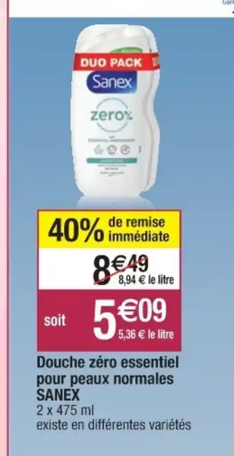 Cora x Carrefour Douche Zéro Essentiel offre