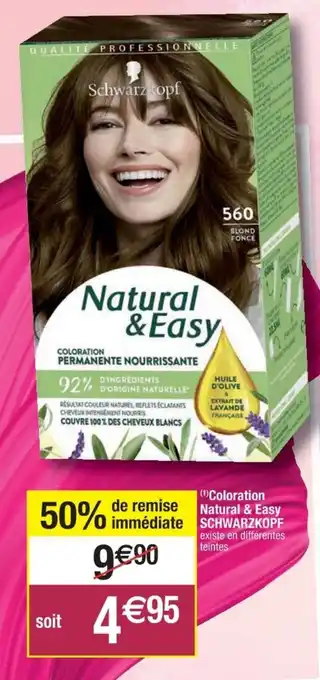 Cora x Carrefour Coloration Natural & Easy offre