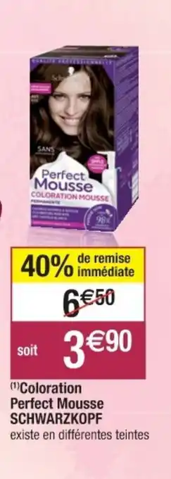 Cora x Carrefour Coloration Perfect Mousse offre