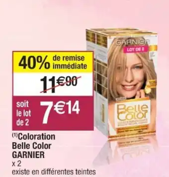 Cora x Carrefour Coloration Belle Color offre