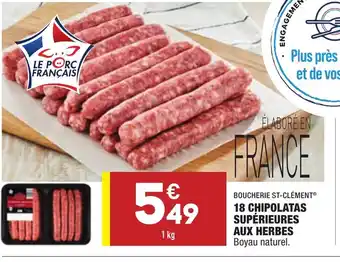 ALDI 18 Chipolatas Superieures aux Herbes offre
