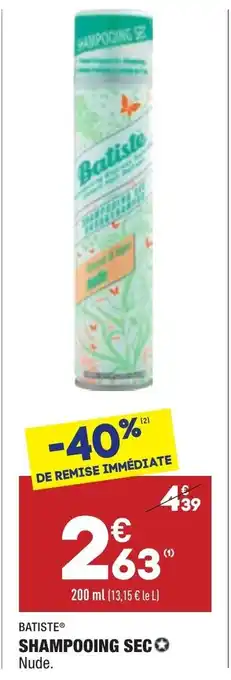 ALDI Shampooing sec offre