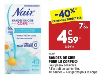 ALDI Bandes de cire pour le corps offre
