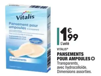 ALDI Pansements pour ampoules offre