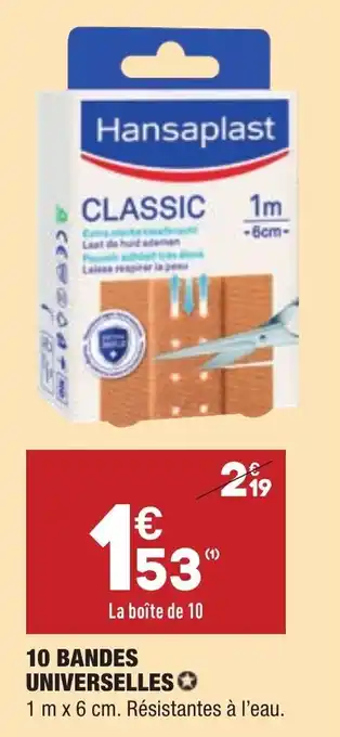 ALDI 10 bandes universelles offre