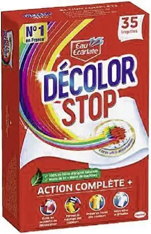 Lingettes Décolor Stop