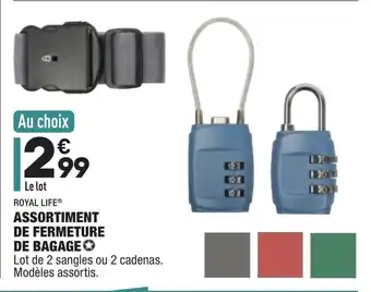 ALDI Assortiment de fermeture de bagage offre