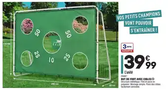 But de foot avec cibles