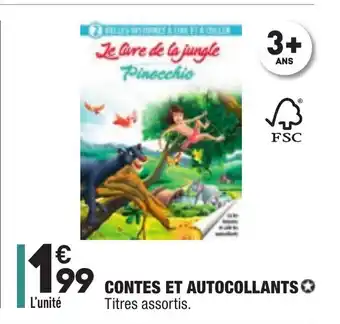 Contes et autocollants